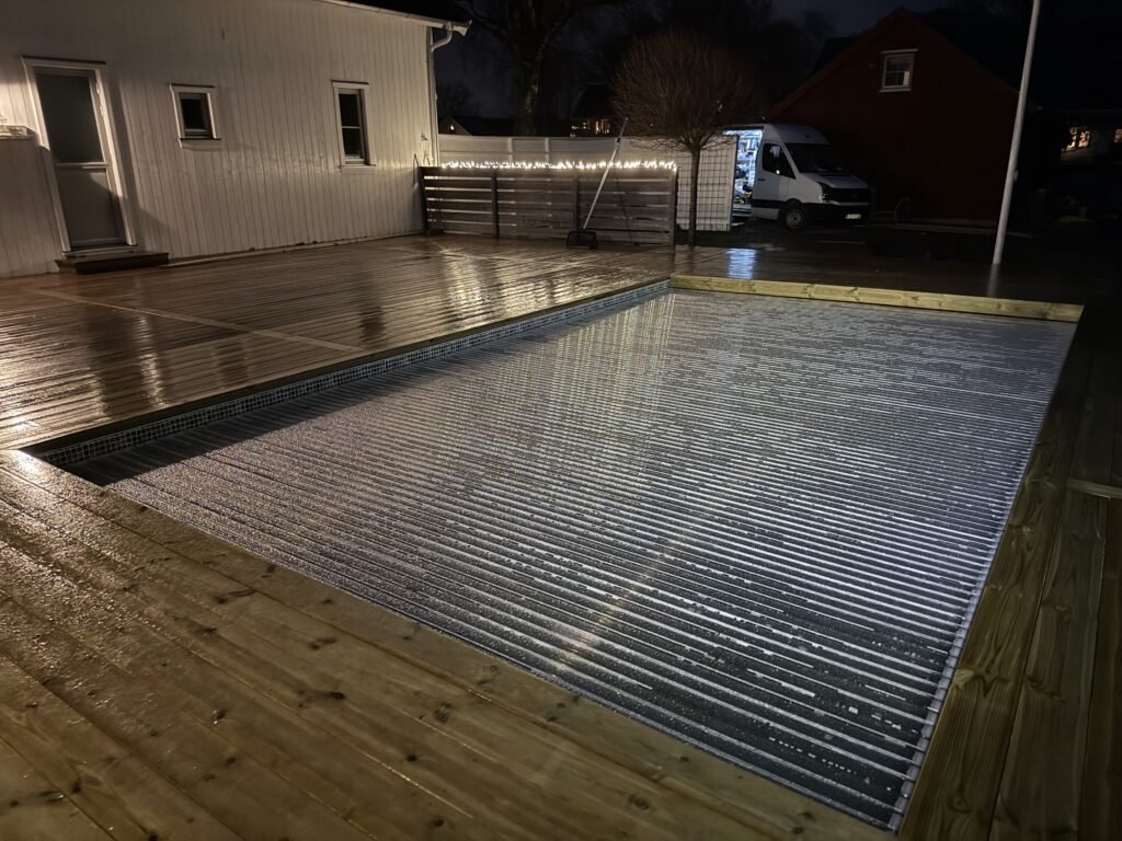 Basseng bygget over hele Norge