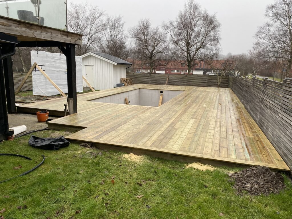 Basseng bygget over hele Norge