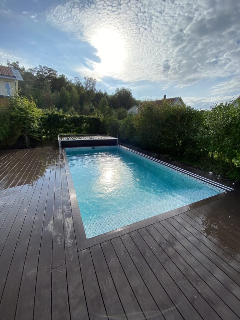 Basseng bygget over hele Norge